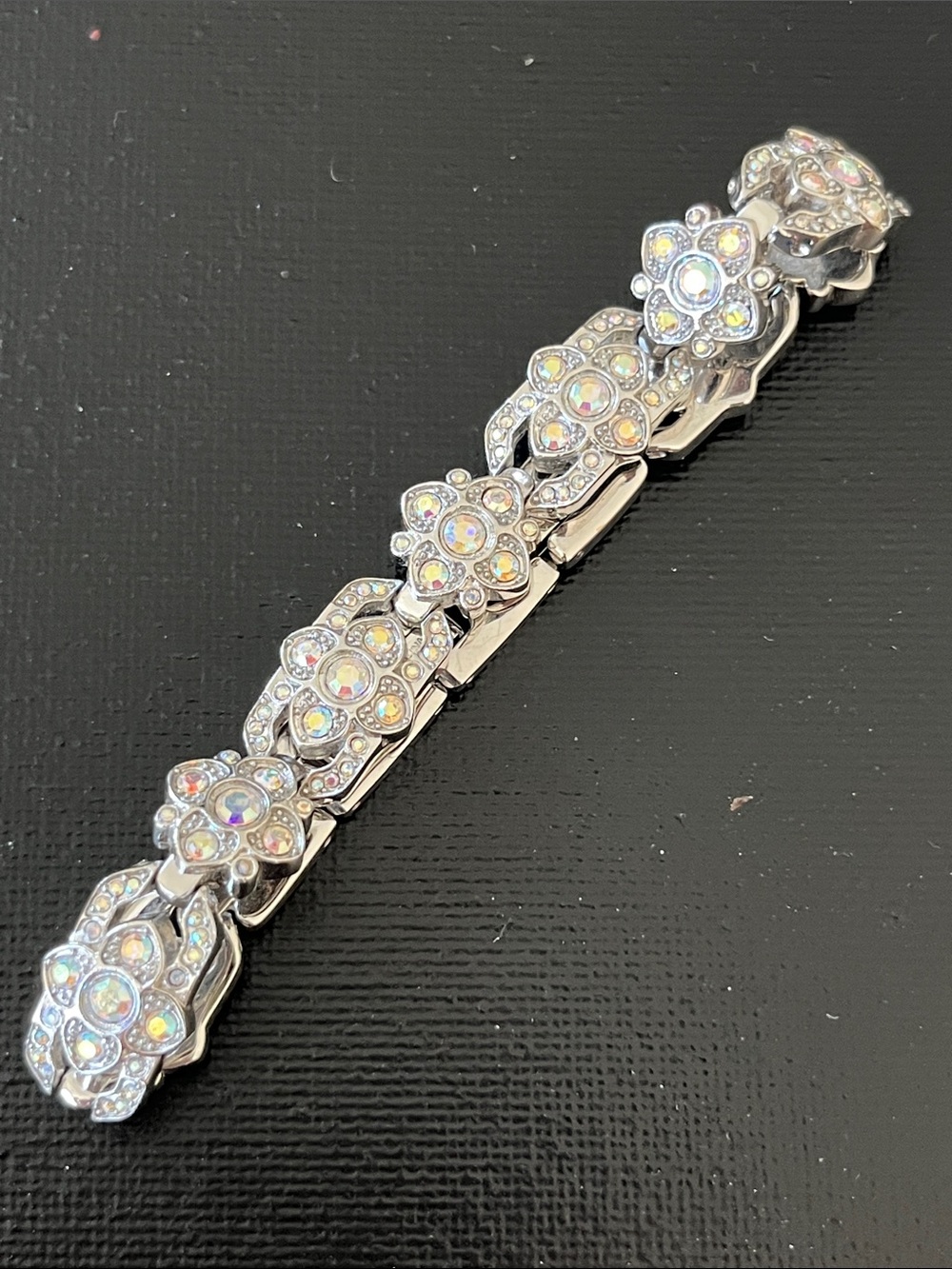 Kirks Folly Aurora Borealis Rhinestone Bracelet